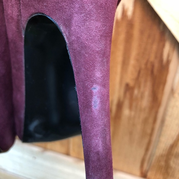 Steve Madden burgundy wine platform heels 👠 - Picture 7 of 7